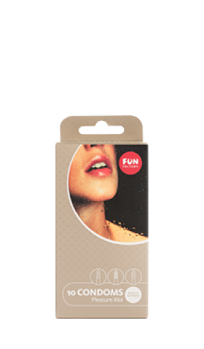 PLEASURE MIX (pack of 10) – the FUN FACTORY condoms