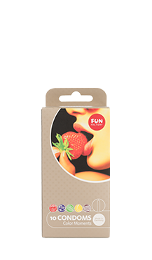 Essential - COLOR MOMENTS (pack of 10) – the FUN FACTORY condoms